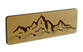 Schlüsselbrett Buche mit Berggravur