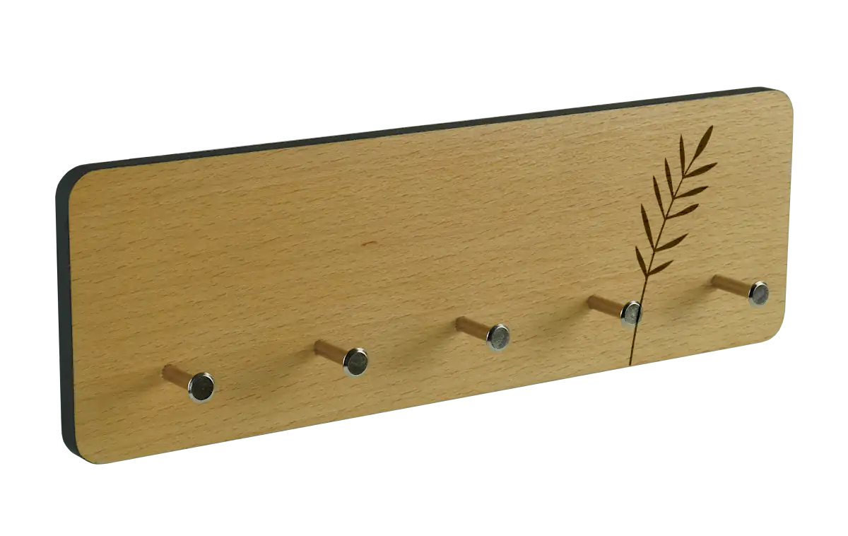 Außergewöhnliches Schlüsselbrett - Holz wählbar