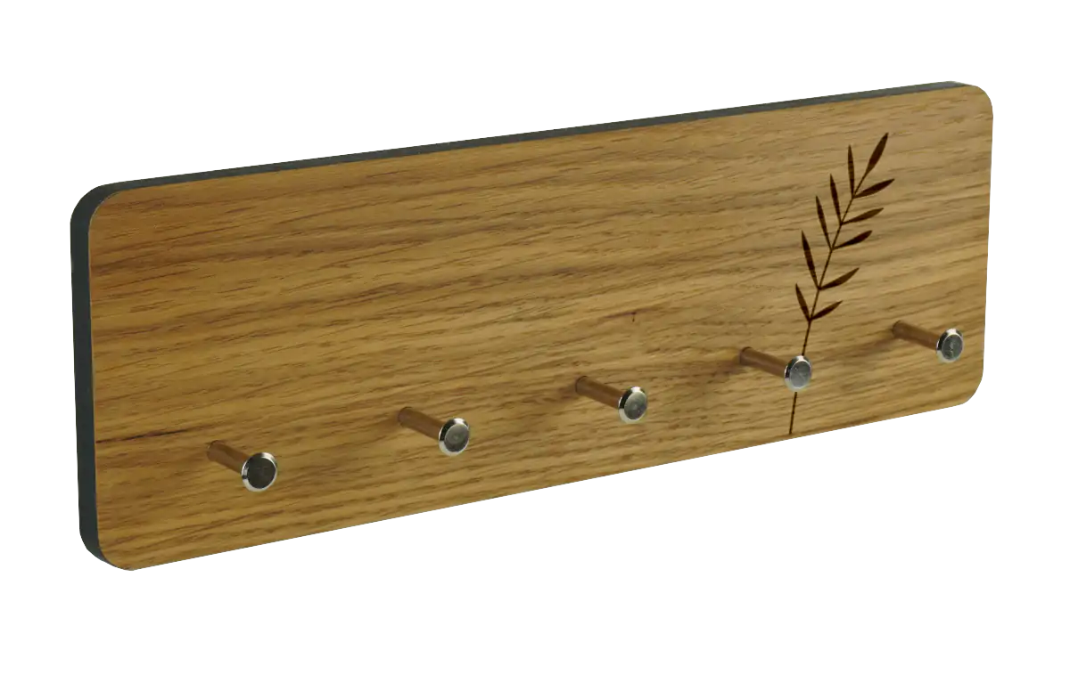 Außergewöhnliches Schlüsselbrett - Holz wählbar
