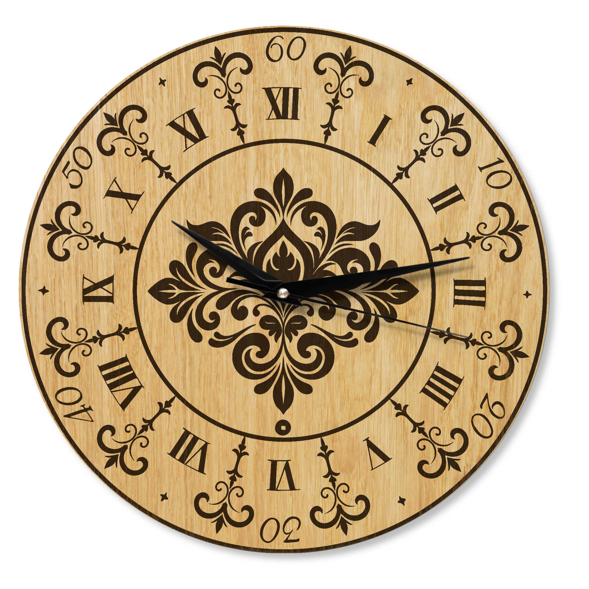 Wanduhr Vintage aus Holz -Wohnzimmeruhr Landhaus Stil - 30 cm/40 cm groß