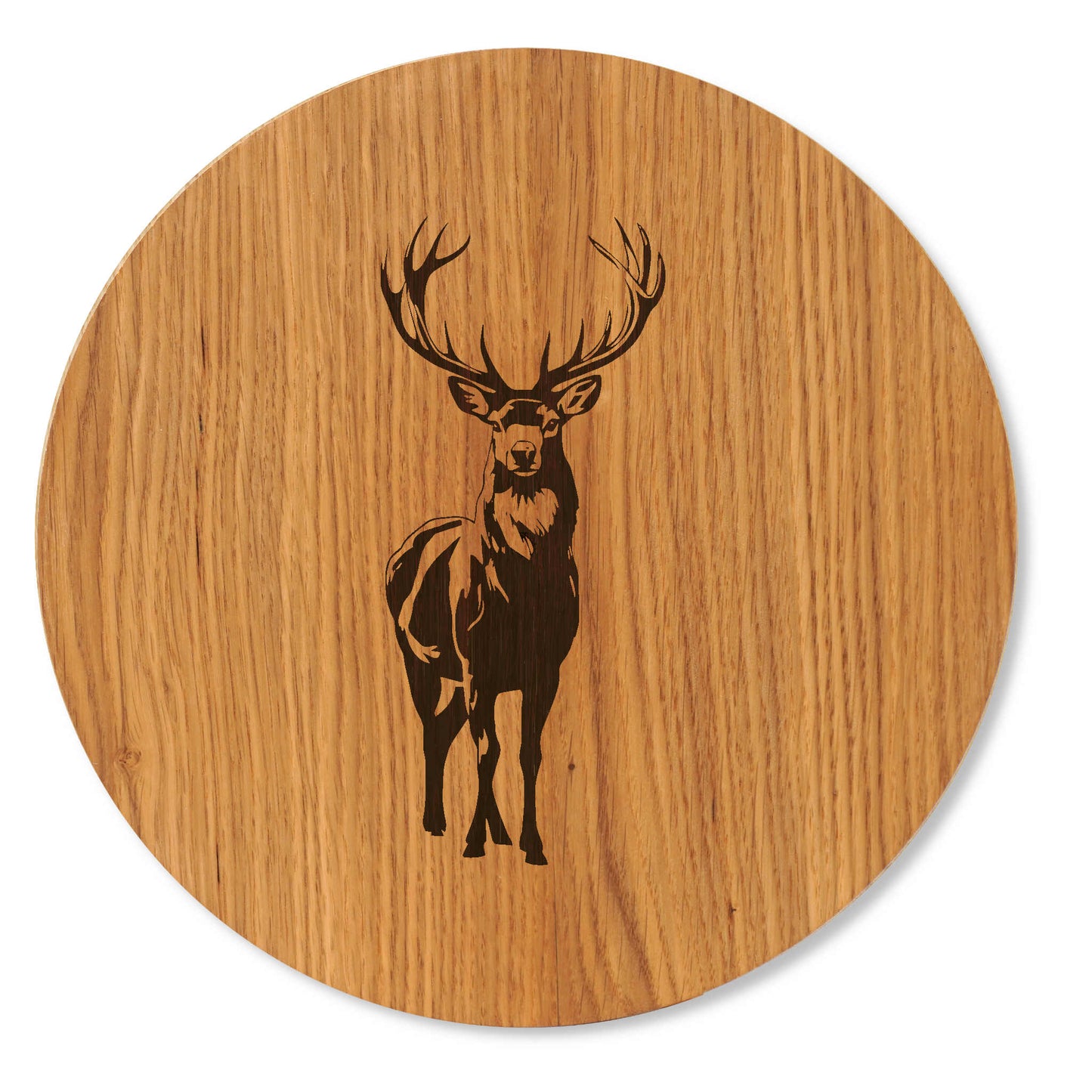 Bild mit Hirsch - Wanddeko mit Hirsch Motiv - 30/40 cm groß