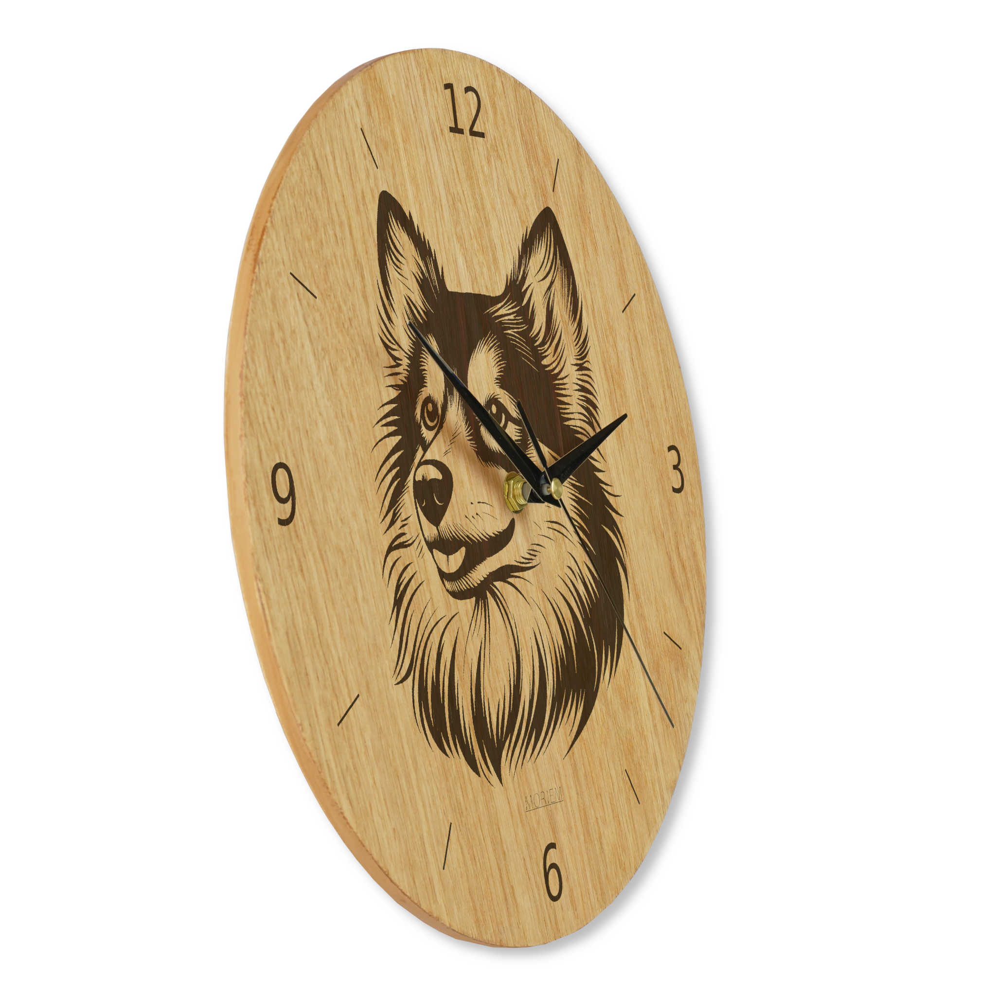 Wanduhr Hund - Wohnzimmeruhr modern - 30 cm/40 cm groß
