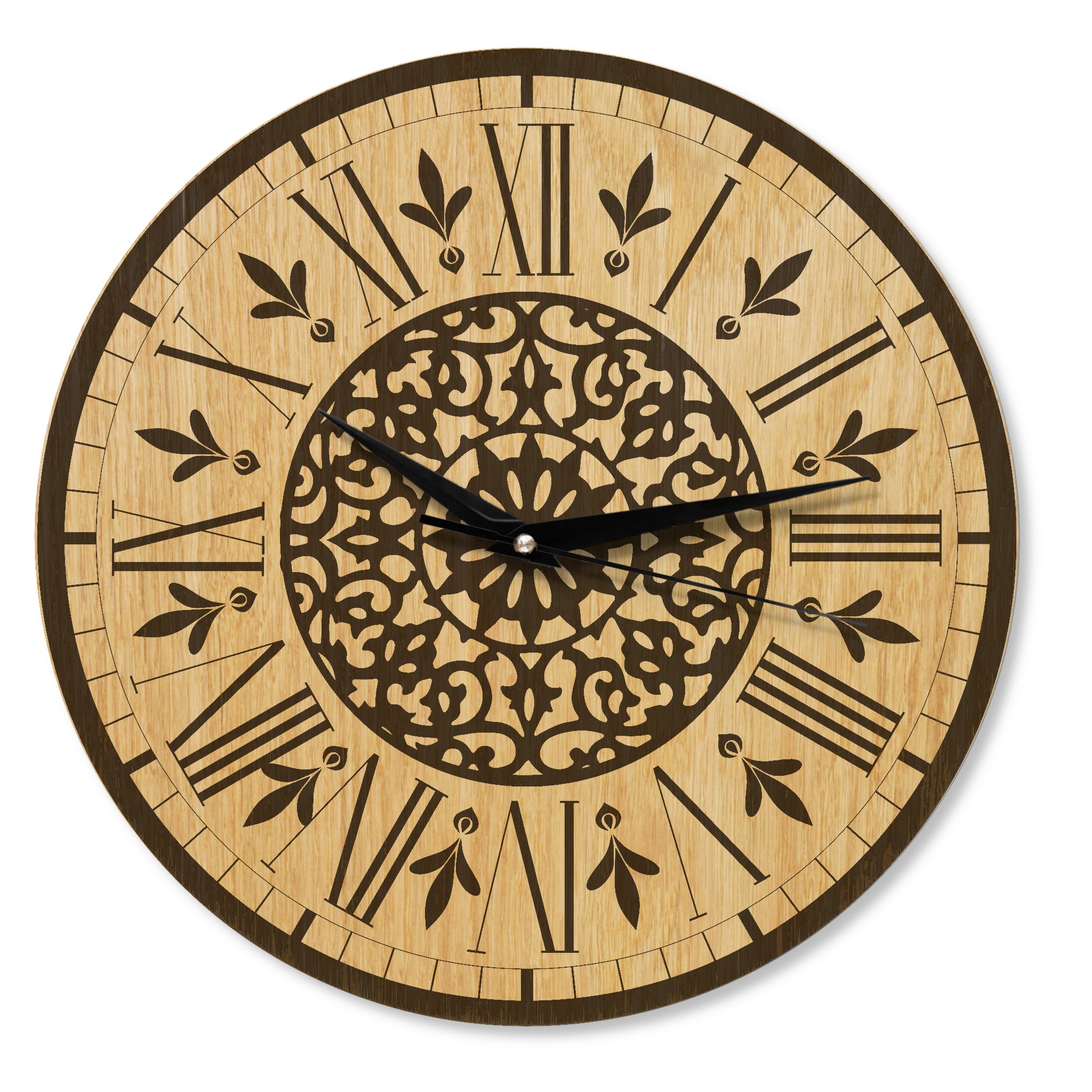 Wanduhr Vintage aus Holz - Landhaus Stil - 30 cm/40 cm groß