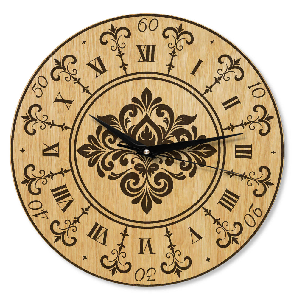 Wanduhr Vintage aus Holz -Wohnzimmeruhr Landhaus Stil - 30 cm/40 cm groß