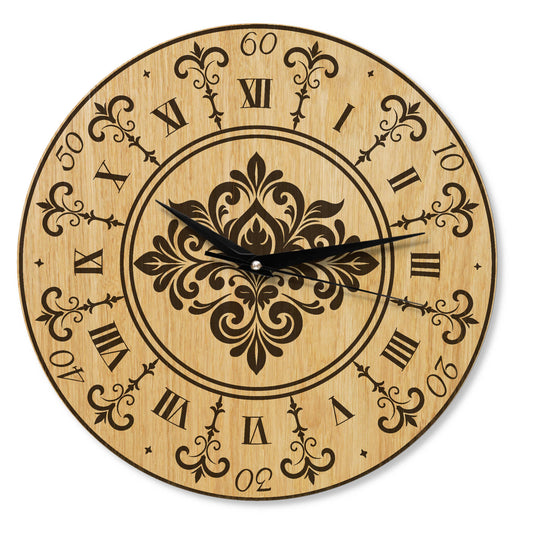 Wanduhr Vintage aus Holz -Wohnzimmeruhr Landhaus Stil - 30 cm/40 cm groß