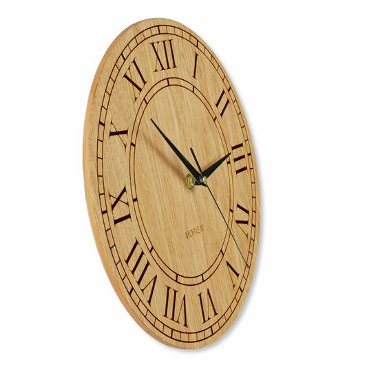 Wanduhr aus Holz Vintage -Eiche rustikal - 30cm/40cm  Wanduhr im Vintage Stil