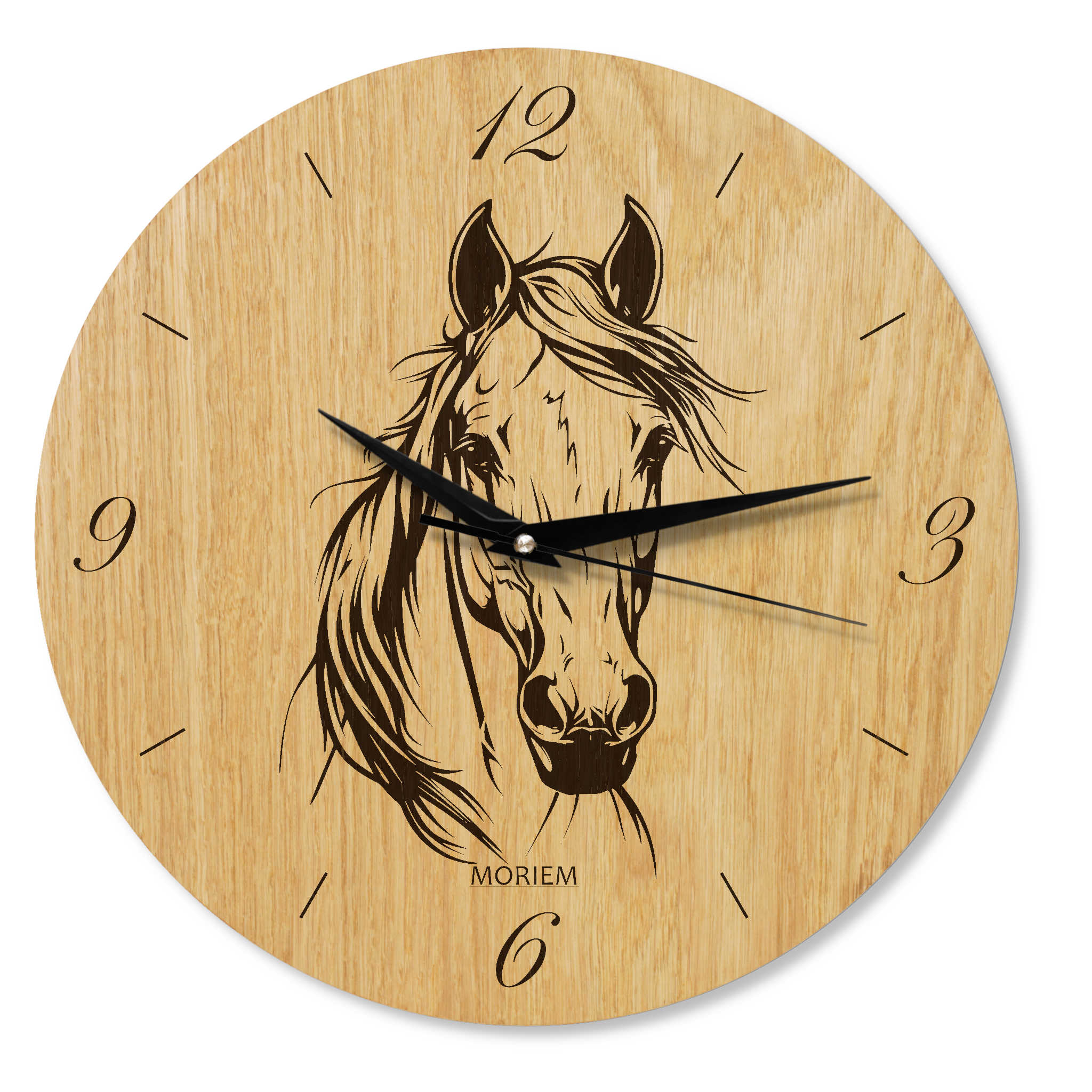 Wanduhr pferd -Wohnzimmeruhr Vintage Motive- 30 cm/40 cm groß