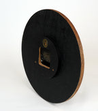 Chinesische Wanduhr mit Shou Longevity Symbol, Wohnzimmeruhr aus Holz, modern rustikal