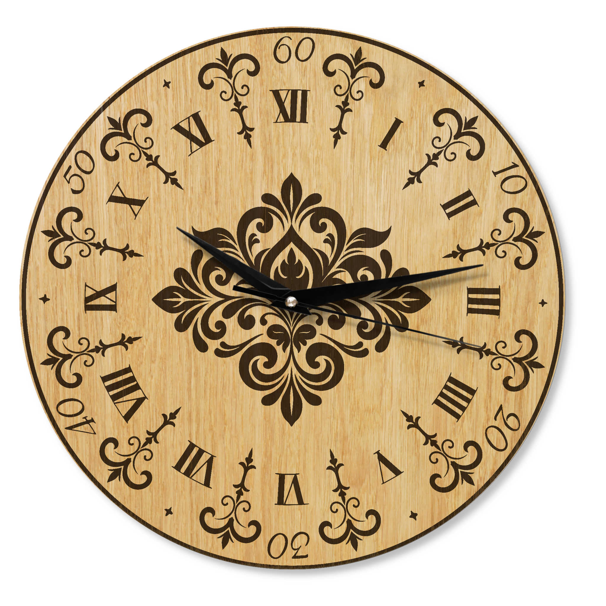 Wanduhr aus Holz -Wohnzimmeruhr Vintage Motive- 30 cm/40 cm groß