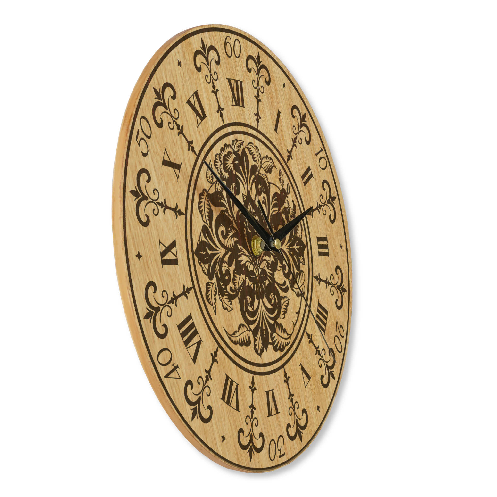Wanduhr Vintage aus Holz -Wohnzimmeruhr Landhaus Stil - 30 cm/40 cm groß