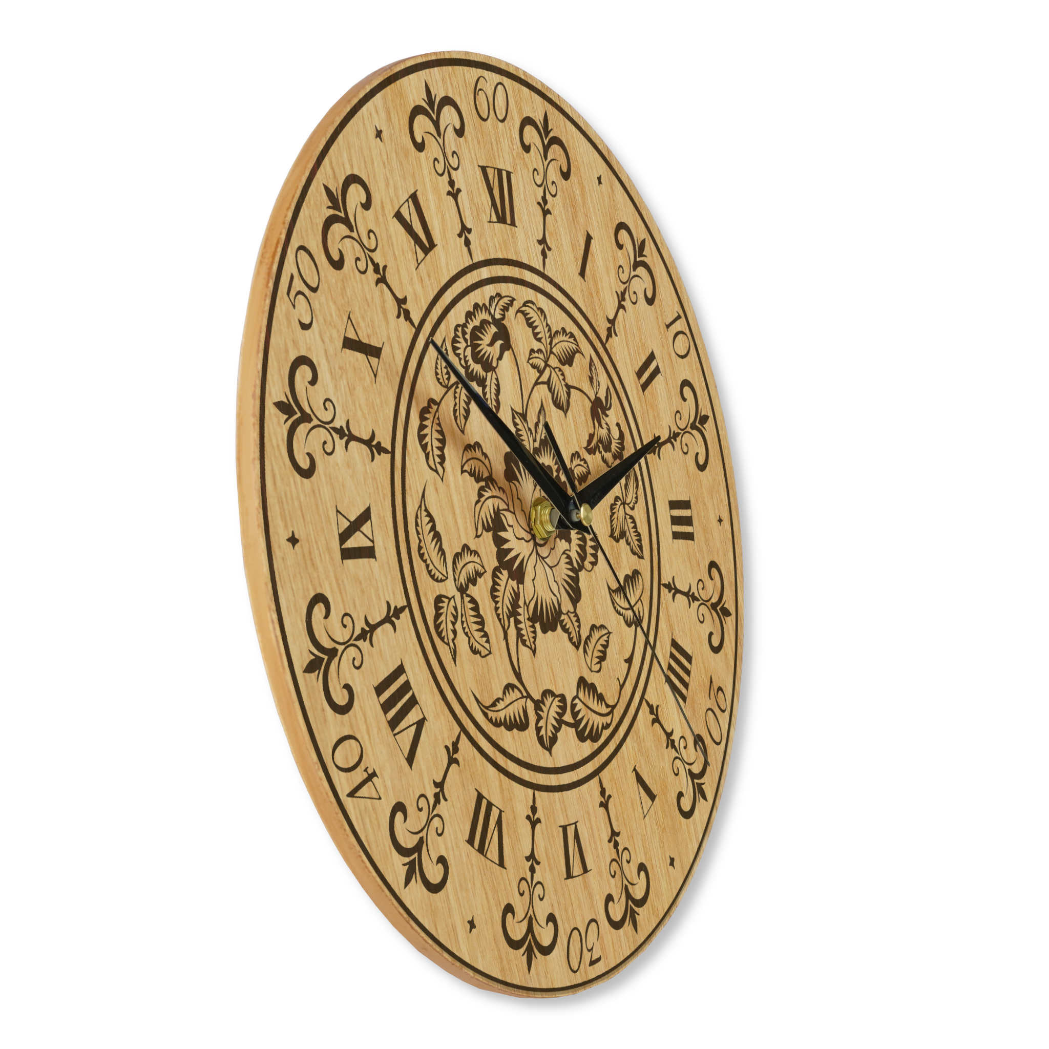 Wanduhr Vintage aus Holz -Wohnzimmeruhr Landhaus Stil - 30 cm/40 cm groß