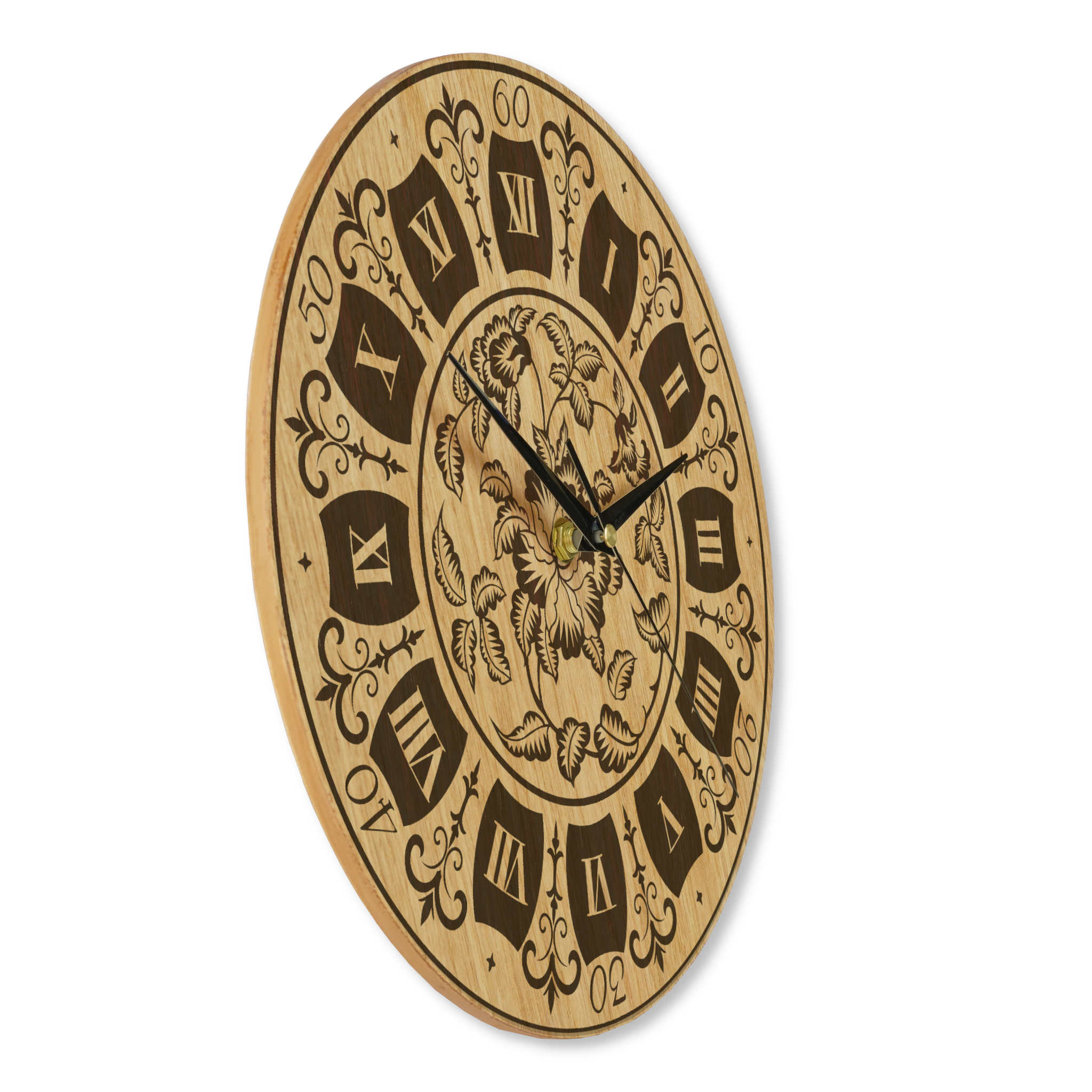 Wanduhr aus Holz -Wohnzimmeruhr Vintage - 30 cm/40 cm groß