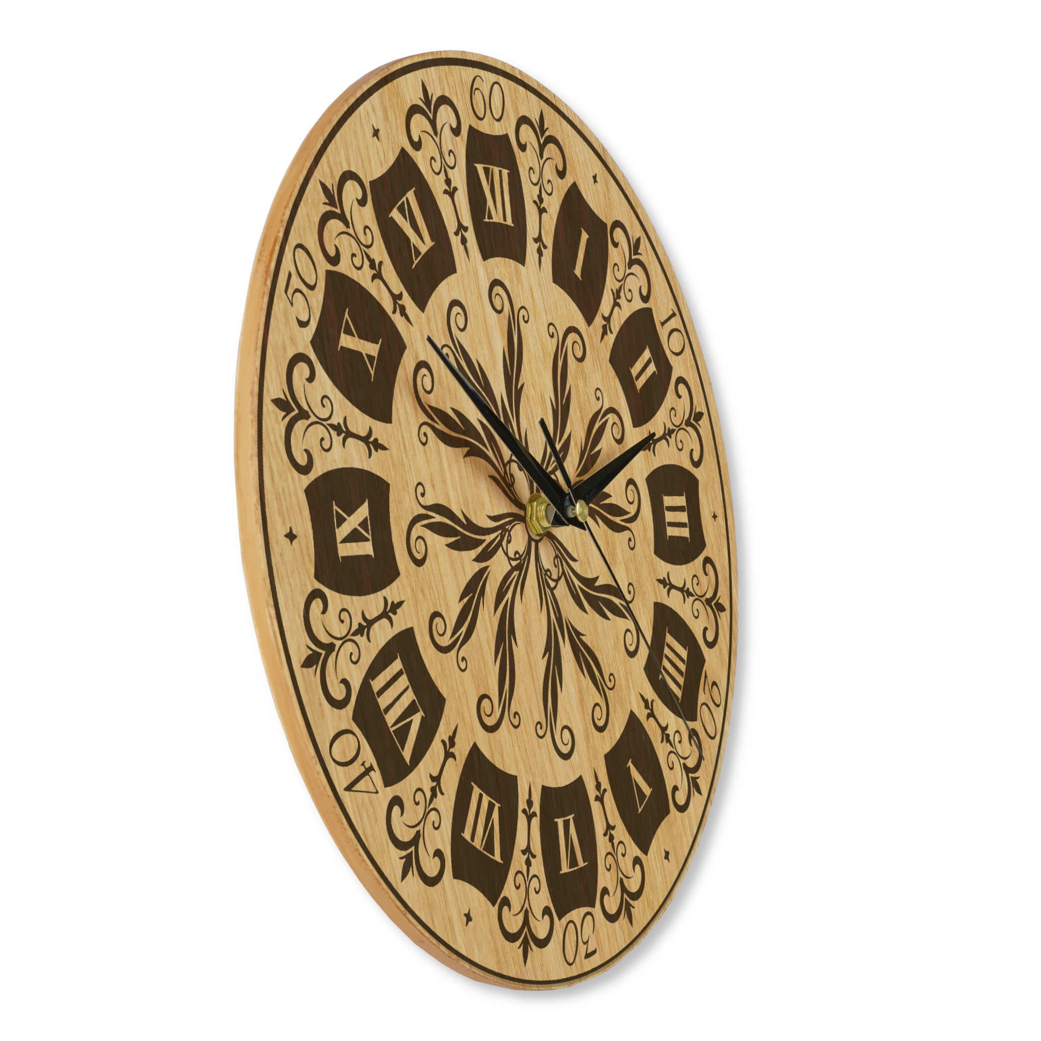 Wanduhr aus Holz -Wohnzimmeruhr Vintage Motive- 30 cm/40 cm groß