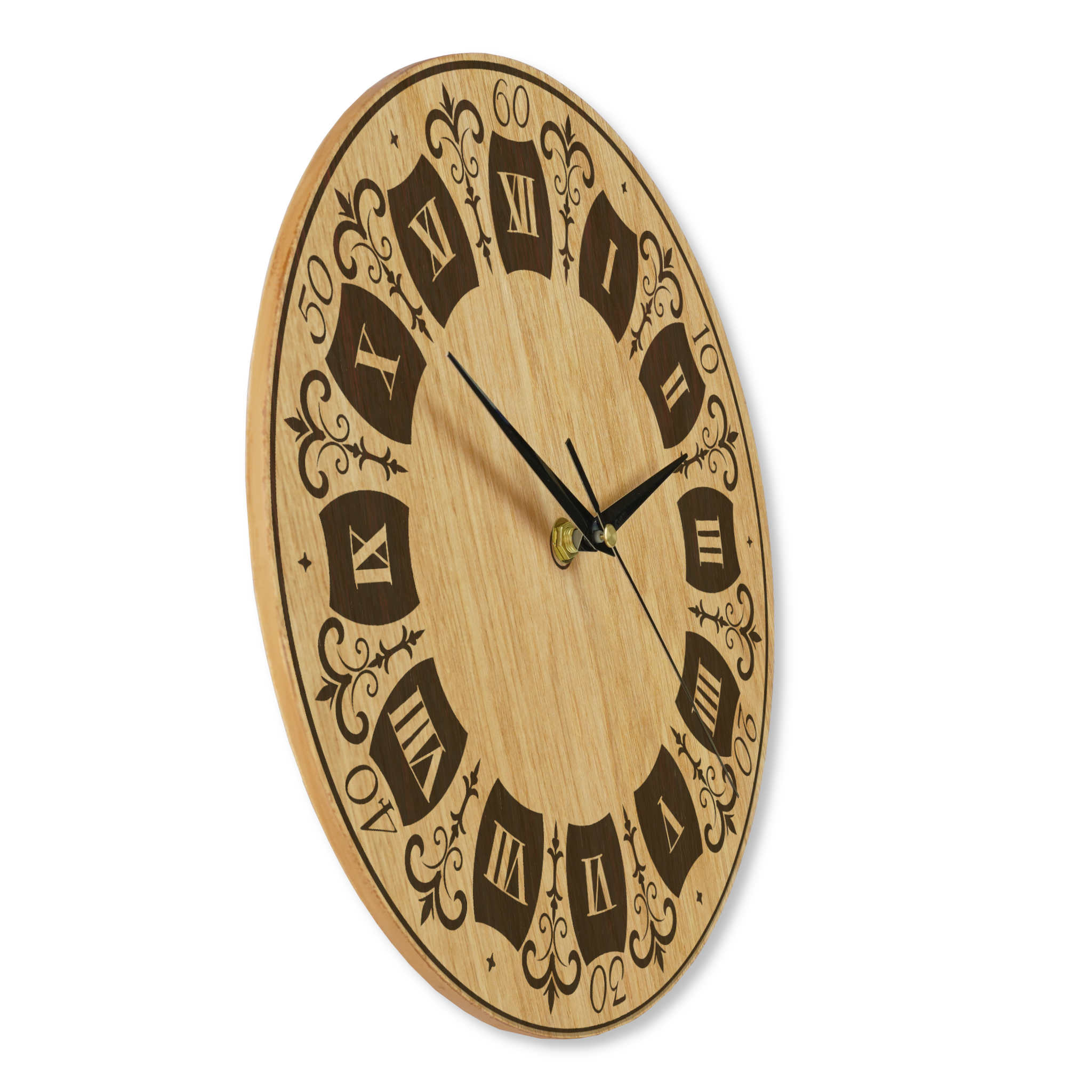Wanduhr aus Holz -Wohnzimmeruhr Vintage Motive- 30 cm/40 cm groß